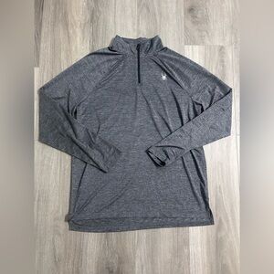 Spyder Charcoal Quarter-Zip Pullover